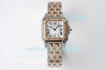 BV Factory Panthere De Cartier Watch Replica | 2-Tone Pink Gold Diamond Bezel